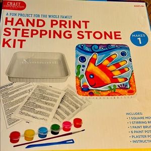 Hand Print Stepping Stone Kit
